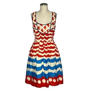 Anthro We Love Vera High Seas Dress Size S - Imagen 1 de 8