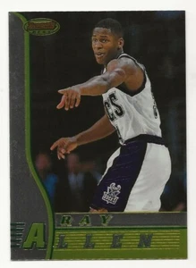 1996-97 Bowman's Best Ray Allen tarjeta de novato R5 Milwaukee Bucks - Imagen 1 de 2