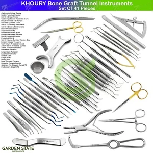 Kit de implantología de aproximación de túnel instrumentos de injerto óseo técnica KHOURY - Imagen 1 de 24