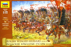ZVEZDA FIGURE 1/72 - 8041 Polish Winged Hussars - Battle of Vienna 1683 - Picture 1 of 2