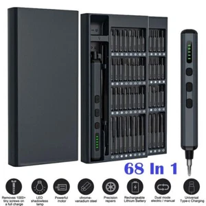 Kabellos Präzisions Set 68 In 1 Elektrischer Schraubendreher Elektroschrauber - Bild 1 von 15