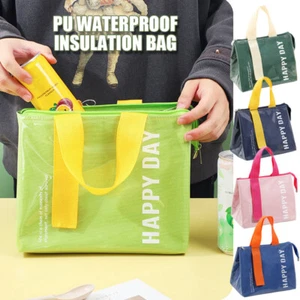 Waterproof Thickened Insulation Bag Lunch Bag Student Office Worker Bento Bag - Picture 1 of 27