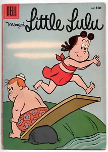 Little Lulu #109 1957 Cubierta de tabla de buceo Natación John Stanley Irving Tripp Dell - Imagen 1 de 5