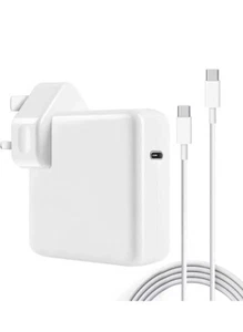 A 87W USB C Fast Charger Power Adapter Compatible with Mac Book Pro usb c laptop - Picture 1 of 8