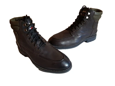 PANTOFOLA D’ORO PANTOFOLA D ORO Herren Leder Boots Reißverschluss Farbe dunkelgrau Größe 45 NEU