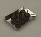 Dolls House Miniature 1/12th Scale Toffee Apples Fixed on a Tray D392