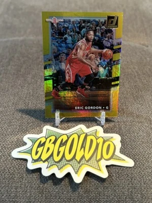 2017-18 Donruss Basketball Eric Gordon Gold Foil /25  - Image 1 of 3