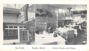 Waycross, Georgia CRYSTAL RESTAURANT Roadside Cafe Diner c1940s Vintage Postcard - Imagen 1 de 2