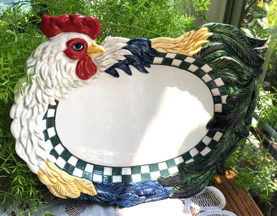 DEPT 56 PLATO CERÁMICA 12"X 15" - POLLO Foto 1 de 1