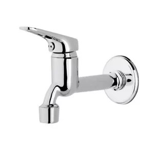 Auslaufventil Kaltwasserhahn Wandventil Armatur Ablaufhahn Verchromt 1/2" - Bild 1 von 1