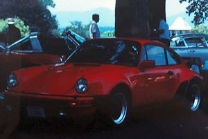 Porsche 911 Car 35mm Photo Slide Vintage 1981 - Picture 1 of 3