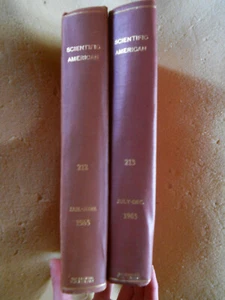 Scientific American Magazine Full Year Sets 1939-1973 Red Hardbound Book - Picture 1 of 1