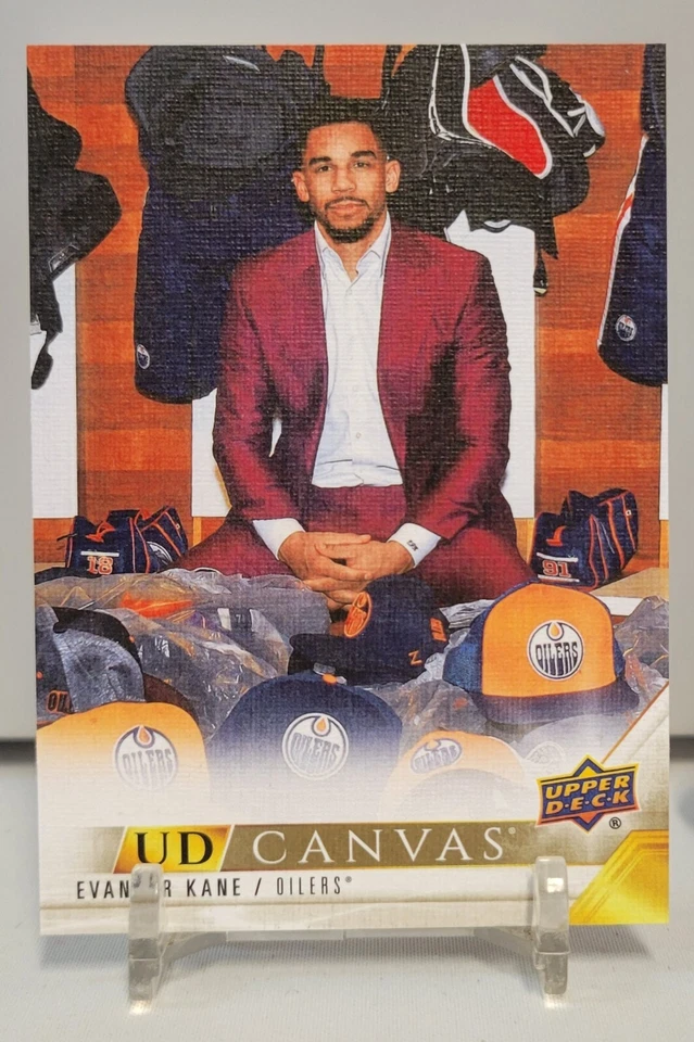 2022-23 Upper Deck Series 2 Evander Kane #C152 UD Canvas - Image 1 of 2