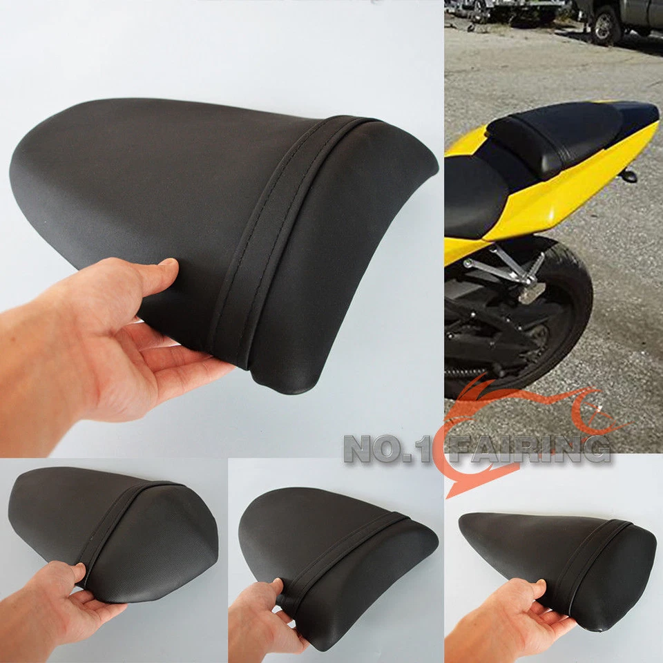 Asiento de pasajero trasero Pillion apto para Kawasaki Ninja ZX-6R 03-12 ZX10R 04-12 Z1000 Foto 1 de 2