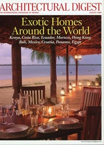 ARCHITECTURAL DIGEST Magazine - August 2009 / Interior Design / 120 Pages - Picture 1 of 1