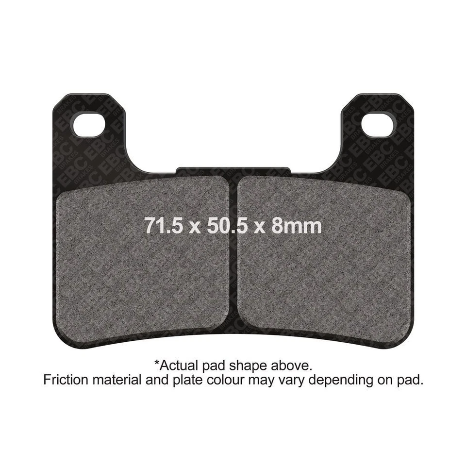 Conjunto de pastilhas de freio dianteiro esquerdo EBC Extreme Pro HH para Suzuki GSXR 750 K 2006 - 2007 - Imagem 1 de 1