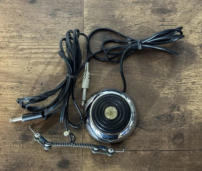 Heavy Duty Gem Style Professional Tattoo Foot Pedal & Vintage Clip Cord - Image 1 of 4