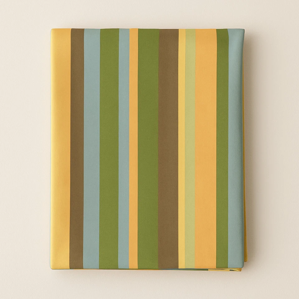 Robert Allen Fabric Striped Cotton Twill Upholstery Home Decor 2.75 Yds 56in W - Image 1 of 4