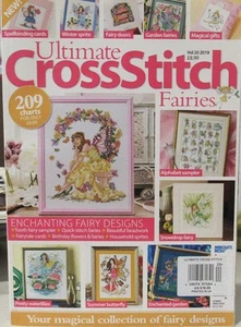 Ultimate Cross Stitch FAIRIES Vol 20 2019 UK Magazine Fantasy Sprite Butterflies - Picture 1 of 9