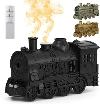 Vintage Steam Train Aromatherapy Humidifier,Creative Humidifier,Dual Mist Outlet - Image 1 of 4