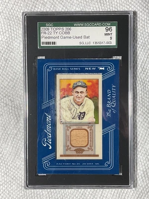 Tarjeta de murciélago 2009- Topps 206- Ty Cobb FR-22. Foto 1 de 2