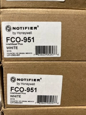 NOTIFIER FCO-951 Fire Alarm Multi-Criteria Fire/CO Detector Brand NEW -White