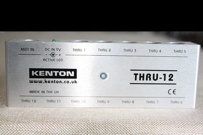 Kenton MIDI Thru 12  MIDI-Verteiler zur verlustfreien Weitergabe von MIDI-Daten - Bild 1 von 4