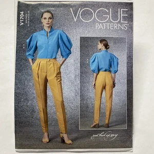 Vogue Muster V1704 von Rachel Comey Top & Hose vorne Hosenschlitz Größen 16-24 UNGESCHNITTEN - Bild 1 von 6