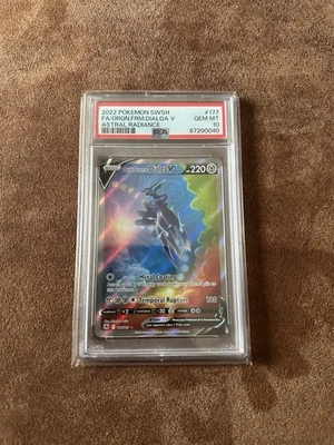 Origin Forme Dialga V Alt art 177/189 Swsh10: Astral Radiance Holo PSA 10 - Image 1 of 2