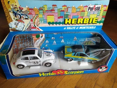 Modellini Herbie&Scorpion al rally di Montecarlo VINTAGE POLISTIL scala 1/25 - Immagine 1 di 4