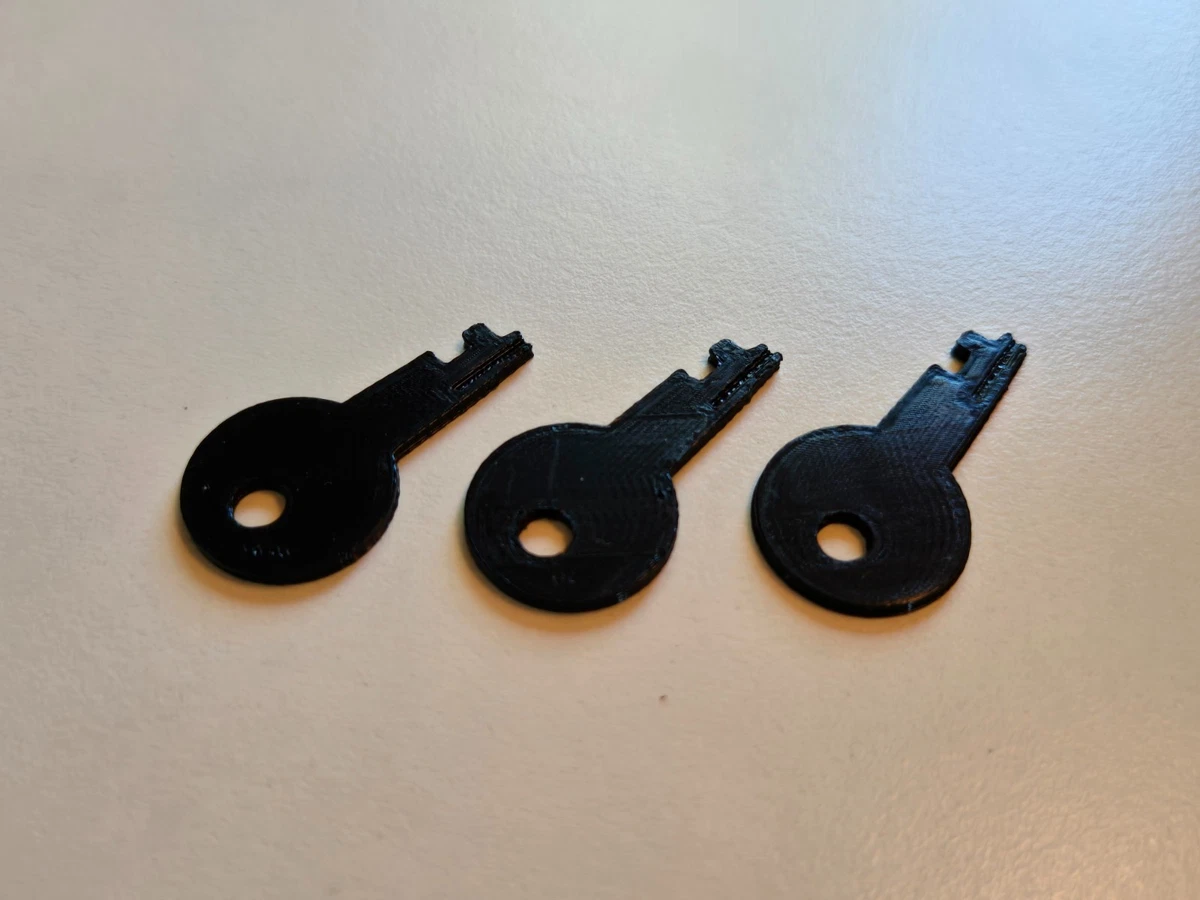 3x Keys for Doskocil Hardside Case - 