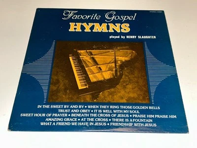 Henry Slaughter Favorite Gospel Hymns  Vinyl Music Record LP 22S - Image 1 of 2