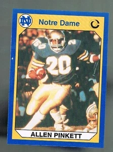 ALLEN PINKETT #37 1990 Collegiate Collection Notre Dame Fighting Irish - Picture 1 of 1