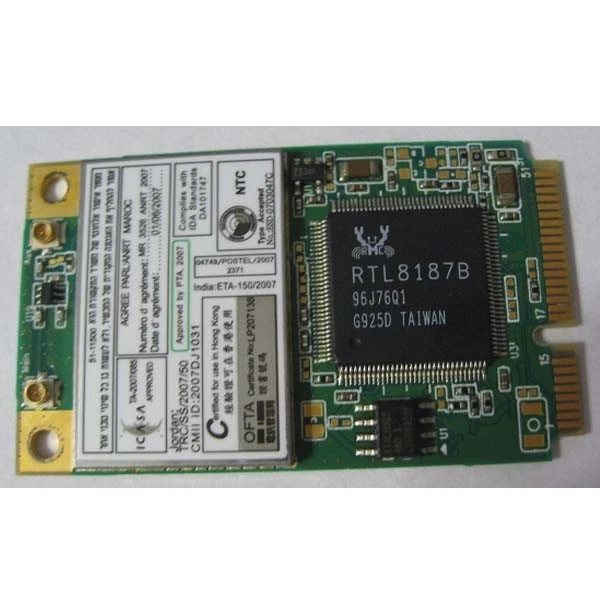 Realtek RTL8187B Mini PCI Express Wireless LAN PC Karte 54 Mbps 802.11b/g - Image 1 of 1