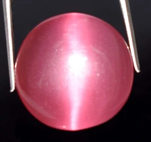 Brasilianisches rosa Katzenauge natürlicher Edelstein Mix Cabochon zertifiziert Geschenk Verkauf - Bild 1 von 37
