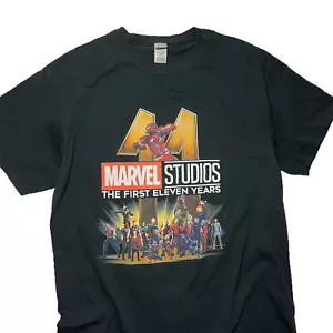 2019 Sz L Marvel Studios First 11 Years T-Shirt Avengers Spider Man Hulk Movie - Picture 1 of 19