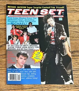Teen Set Magazine October 1984 Michael Jackson Tom Howell Duran Duran R Schroder - Picture 1 of 5