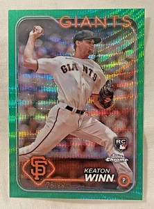 2024 Topps Chrome Keaton Winn Green Refractor Rookie #/99 SP Giants - Picture 1 of 1