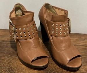 Michael Kors Brown Leather Shoes - Picture 1 of 6