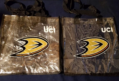 ANAHEIM DUCKS CLEAR TOTE BAG (2 included) Cover