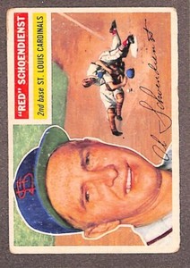 1956 Topps #165 Red Schoendienst
