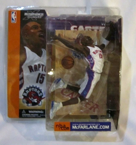 VINCE CARTER 2002 MCFARLANE SERIES 1 WHITE JERSEY SLAM DUNK FIGURE-RARE FIND! Cover