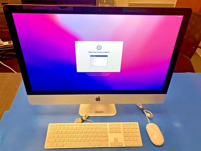 Apple iMac 27" 5K - MK462LL/A  i5-6500 3.2GHz - 24GB RAM - 1 TB HDD - MAC OS 12 - Image 1 of 4