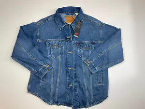 Levi’s Premium Damen Gr. Small Original Trucker Denim Ex Boyfriend Jacke - Bild 1 von 8
