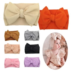 Newborn Baby Rabbit Hair bands,Large Bowknot Headband,Girls Bow-knot Bow Soft🌸 - Picture 1 of 42