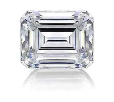 LAB-GROWN CVD DIAMOND D VVS1 CLARITY 2.00 CT EMERALD CUT EGL LOOSE GEMSTONE 4AUW - Image 1 of 4