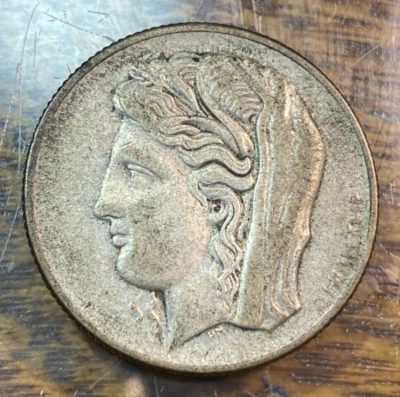 Grecia 10 Dracmai 1930 elección súper original XF KM-72 tipo un año CHRC Foto 1 de 2