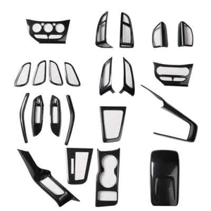 Cubierta interior de puerta de consola de fibra de carbono ABS para Ford Focus MK3 2012 - Imagen 1 de 40