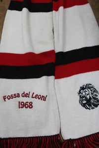 Sciarpa scarf Calcio ULTRAS MILAN FOSSA DEI LEONI bufanda Schal écharpe - Imagen 1 de 2