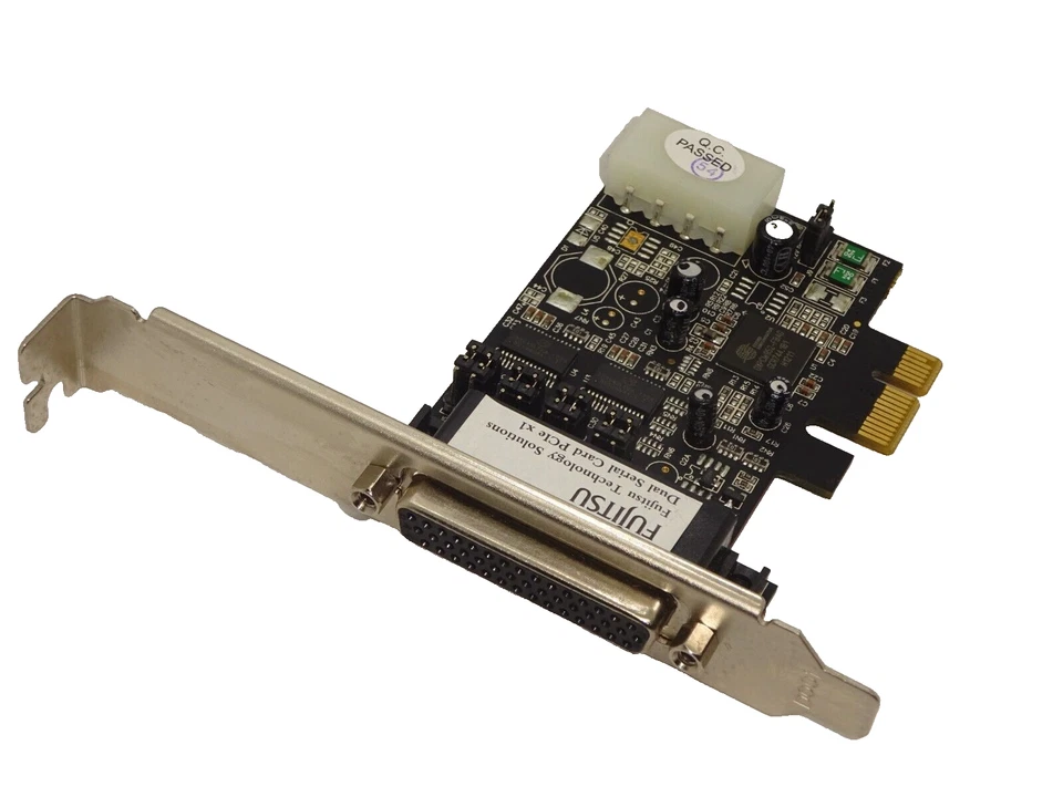 ADAPTADOR SERIE DUAL PERFIL BAJO FUJITSU PI4952-15X2A PCI-EXPRESS #GK9364 Foto 1 de 1